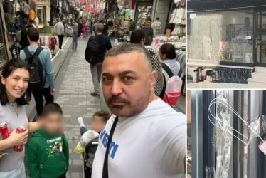 La familia Böcek, víctima de la fumigación en el hotel en el que se hospedaban. 