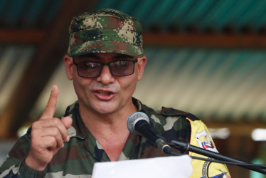 Alias Iván Mordisco, jefe del Estado Mayor Central, principal disidencia de las Farc.