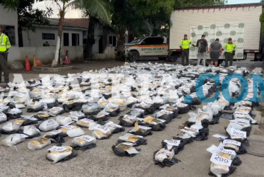 La Policía detectó la marihuana oculta en cajas que simulaban contener elementos de aseo.