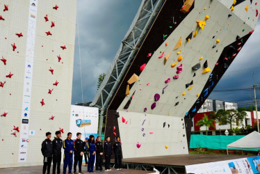 Los muros están junto del estadio Centenario de Armenia (Quindío).