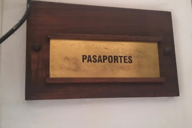 Oficina de Pasaportes.