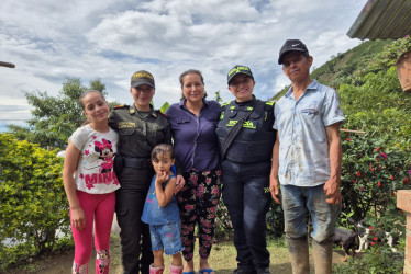 Hora y media tardaron en llegar desde el casco urbano hasta la finca de la auxiliar.