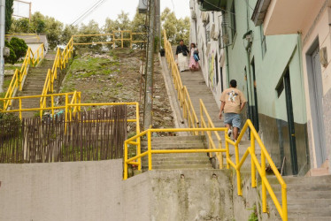 Así culminaron los trabajos en las escaleras de la calle 47.