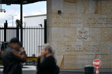 Imagen de la Embajada de EE. UU. en Bogotá.