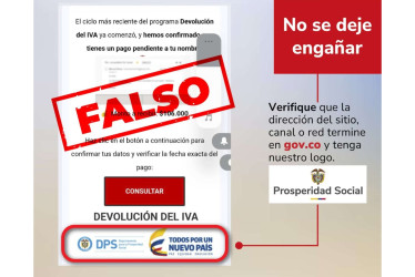 Mauricio Rodríguez Amaya, director de Prosperidad Social, pide a la comunidad verificar la información solo por canales oficiales.