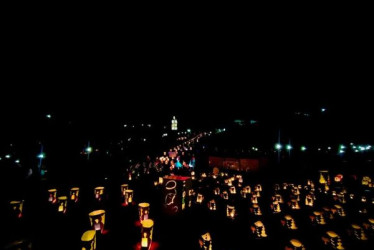 230 grupos iluminarán el sector San José – El Recreo este 7 de diciembre con unos 8 mil faroles en Armenia.