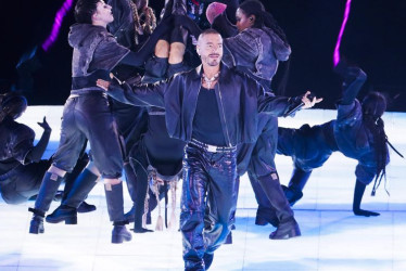 J Balvin se presentó en el concierto 'Made in Bogotá' en el estadio El Campín el pasado sábado, en Bogotá.