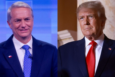 José Antonio Kast, presidente electo de Chile, y Donald Trump, mandatario de Estados Unidos.