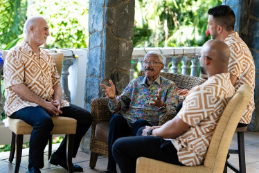 El Gran Combo de Puerto Rico celebró el 4 de diciembre 60 años de “Alegría y Paz” en el especial “Estampas de mi tierra”, con el protagonismo de Rafael Ithier (c), uno de sus tres fundadores y director musical, quien falleció en la noche del sábado 6 de diciembre.
