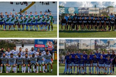 Selección Villamaría Aquamaná y Holocausto Norte Diagnosticentro Villamaría. Gama Glacial Riosucio F.C. y Formadores Ideas Constructivas. 