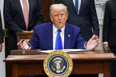 Donald Trump, presidente de Estados Unidos.