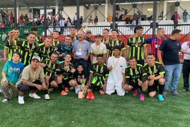 La vereda El Río se consagró campeón del torneo interveredal de fútbol en Neira (Caldas).