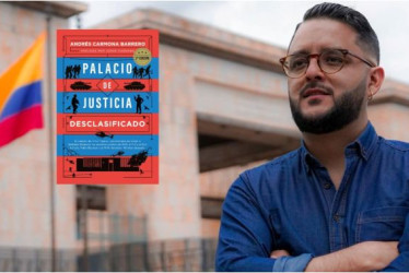 El periodista Andrés Felipe Carmona Barrero en este 2025 publica su primer libro y está enfocado sobre la toma del Palacio de Justicia. 