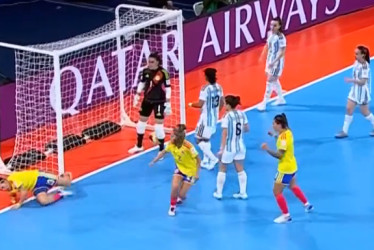 La Selección Colombia cayó ante Argentina y se despidió del Mundial de Fútbol Sala Femenino.