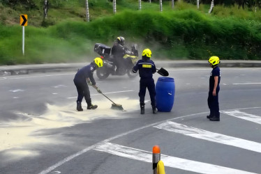 Los motociclistas son los más afectados con los derrames.