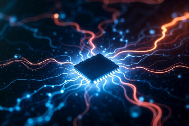 El concepto de dispositivo alimentado por Ai