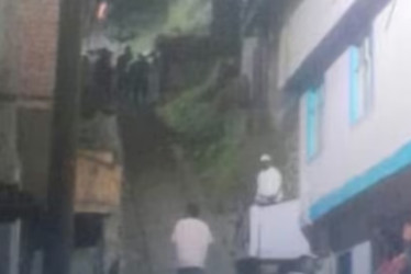 Sector Las Palmas, en la parte alta del barrio Cartagenita de Facatativá. 