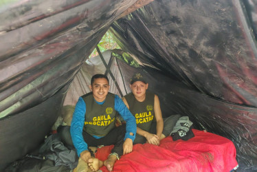 Miguel Ayala y su mánager Nicolás Pantoja fueron rescatados.