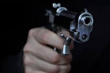El crimen fue con arma de fuego.