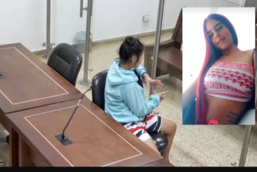 Viviana Lorena Jiménez García, de 27 años, la fallecida, trabajaba en la plaza Alfonso López. Dejó dos hijos. Luisa, en la audiencia.