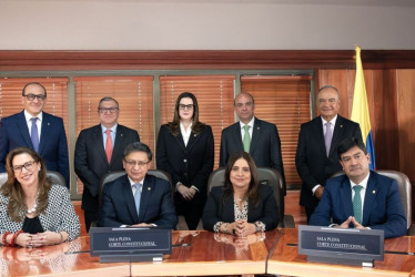 Sala plena de la Corte Constitucional.