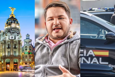 Nicolás Alcocer Petro fue víctima de robo en las calles de Madrid (España). 