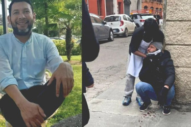 El padre Rodrigo fue apuñalado en el cuello por un hombre que lo había estado siguiendo.