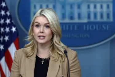 Karoline Leavitt, secretaria de prensa de la Casa Blanca.