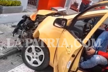 Se descartó que el conductor del taxi afectado estuviera bajo efectos del alcohol.