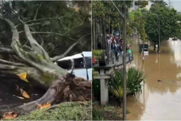 Las inundaciones ocurrieron por el desbordamiento de la quebrada La Presidenta