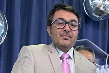 Foto I Archivo Diego Salgado I LA PATRIA  Andrés Eugenio Arbelaéz Duque, en foto tomada al final del año 2025 durante la ceremonia de grados del colegio San Pío XI.