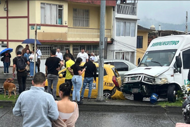 El accidente ocurrió frente a la antigua Terminal de Transportes de Manizales.