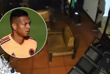 Así quedó la casa de Fredy Guarín luego del hurto que cometieron al menos seis hombres.