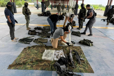 La operación se realizó en el sector Tierras Unidas del municipio de Lago Agrio, ubicado en la provincia amazónica de Sucumbíos, fronteriza con Colombia