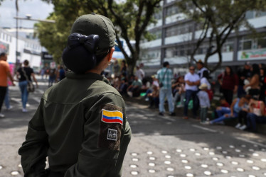Seguridad en la Feria de Manizales.