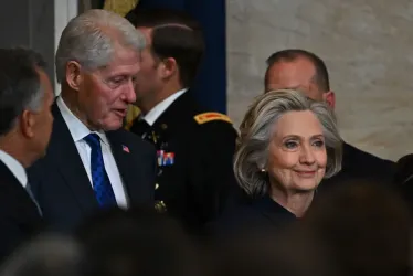 Bill y Hillary Clinton, expresidente y exsecretaria de Estado de Estados Unidos.