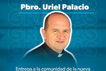 Despidieron al padre Uriel Palacio Foto | LA PATRIA