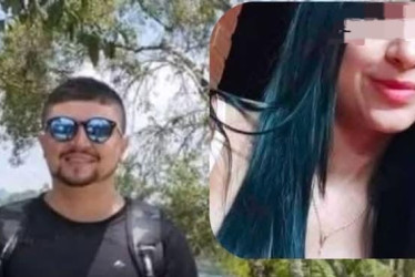 Foto| Mi Oriente | LA PATRIA El fallecido y la mujer que huyó.