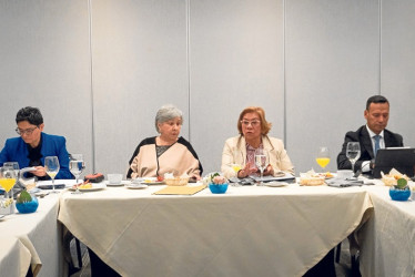 Foto l Ministerio de Relaciones Exteriores l LA PATRIA  La ministra de Exteriores colombiana, Rosa Villavicencio, acudió a Quito con una delegación integrada también por el ministro de Defensa, Pedro Sánchez Suárez, y de directivos de los ministerios de Comercio, Industria y Turismo; Minas y Energía; Justicia, así como de la petrolera estatal Ecopetrol.