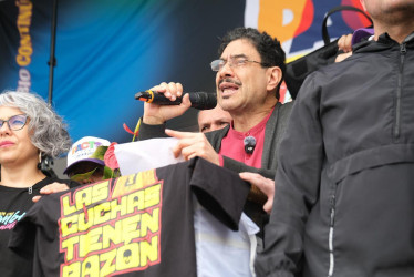 Iván Cepeda, candidato presidencial del partido Pacto Histórico.