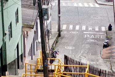 Retiraron los escombros de las escalas de San Jorge. 