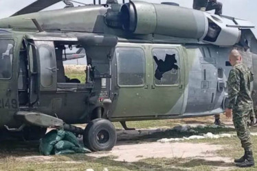 De los 14 militares heridos por esquirlas de la explosión, "11 de ellos ya están fuera de peligro"