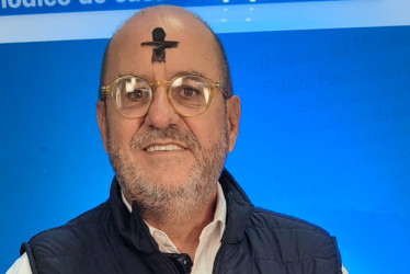 Bruno Seidel Arango, durante su visita a LA PATRIA. 