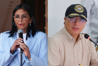 Delcy Rodríguez, mandataria encargada de Venezuela, y Gustavo Petro, presidente de Colombia, se reunirán "próximamente".
