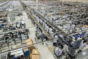 La producción industrial de Colombia creció un 0,5 % el año pasado con respecto a 2024, informó este viernes el Departamento Administrativo Nacional de Estadística.