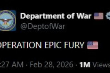 Trump dijo que el objetivo de esta campaña es "eliminar amenazas inminentes del régimen iraní"