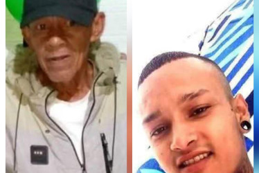 Luis Alberto Elorza y Jeison Jhoan Ferney García Morales.