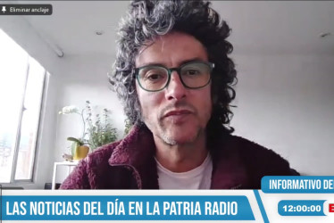  Felipe Gómez, integrante de la banda Sonoras Mil de Pereira.