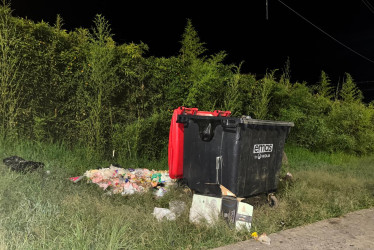 Retiraron los contenedores de la Avenida El Libertador de Anserma