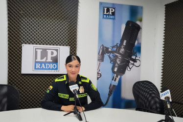 Michelle Alejandra Plata Flores, patrullera y perteneciente al grupo Incorporación de Caldas de la Policía. 